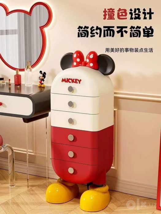 Комод для детской комнаты, комод для детских вещей. Mickey mouse kamod