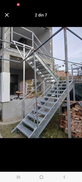 Gratare metalice galvanizate diferite dimensiuni ideale pentru trepte