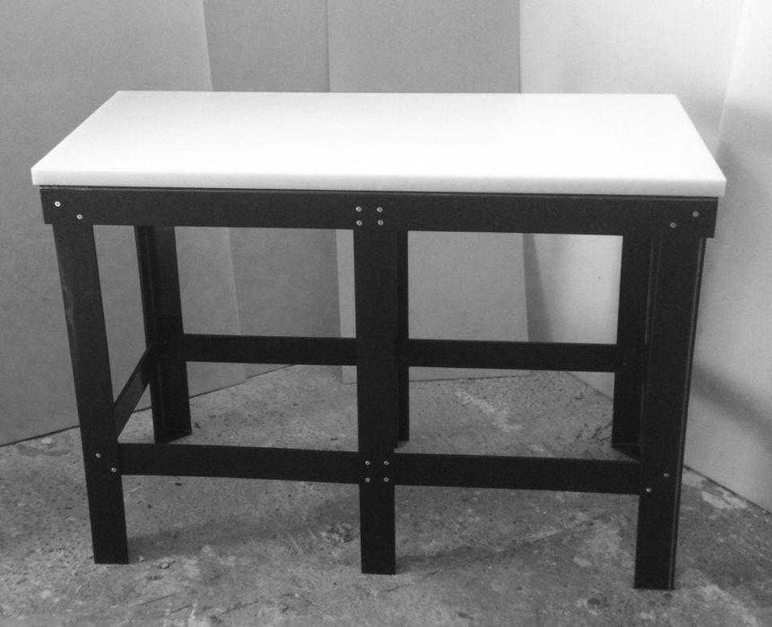 masa de lucru cu blat din polietilena, butuc transare