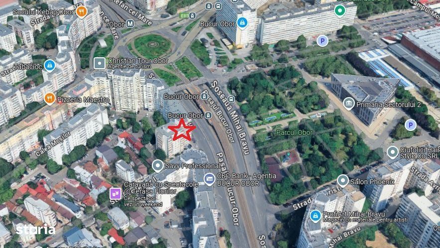 OBOR - Mihai Bravu, Apartament cu 3 camere - 73 mp