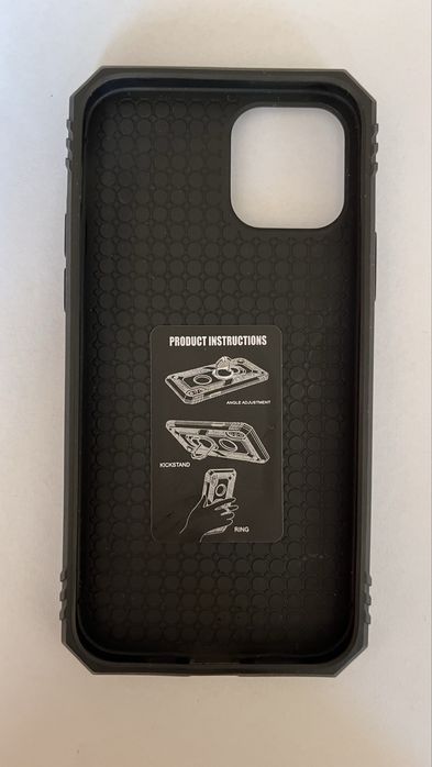 Нов Калъф със стойка и протектор за iPhone 12/12 Pro