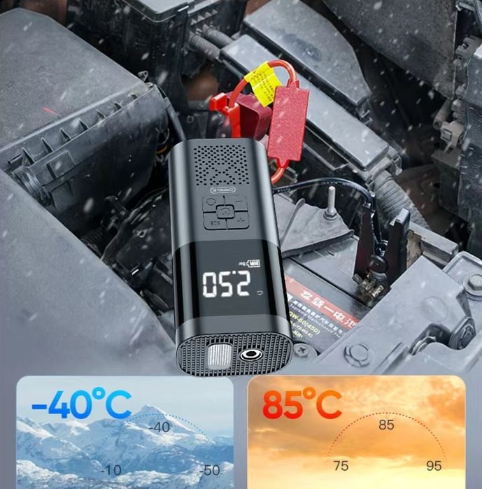 Насос Прикуриватель фонарь повербанк аккумулятор для Запуска машины