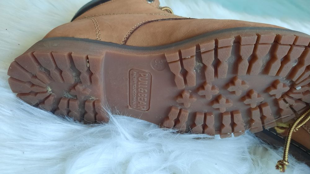 Bocanci/ghete piele naturala Pull&Bear, numar 36