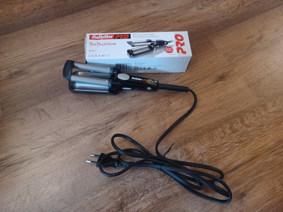 Babyliss mini retro преса за коса и ел.четка за коса от лидъл.