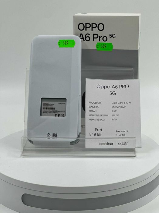 Oppo A6 PRO 5G 256GB/8Gb Ram Garantie 24 luni!