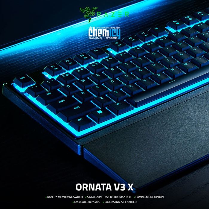 Razer ornata v3 x Мембраная Игровая Клавиатура Русская Раскладка