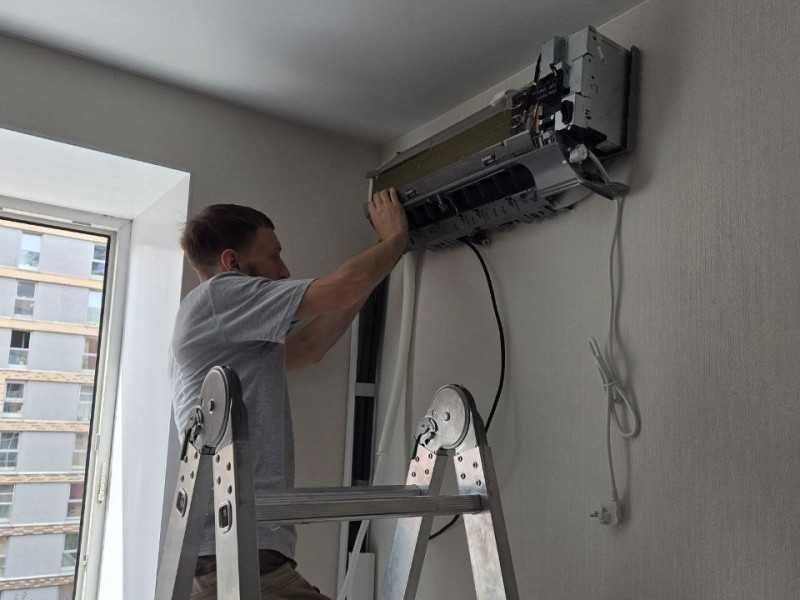 Установка кондиционера