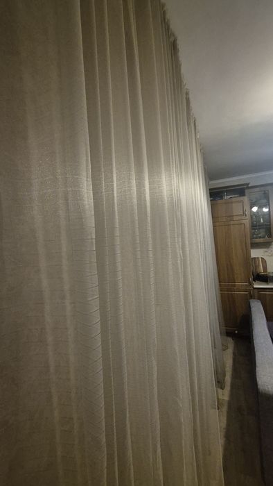 Продам тюль, цвет серый беж