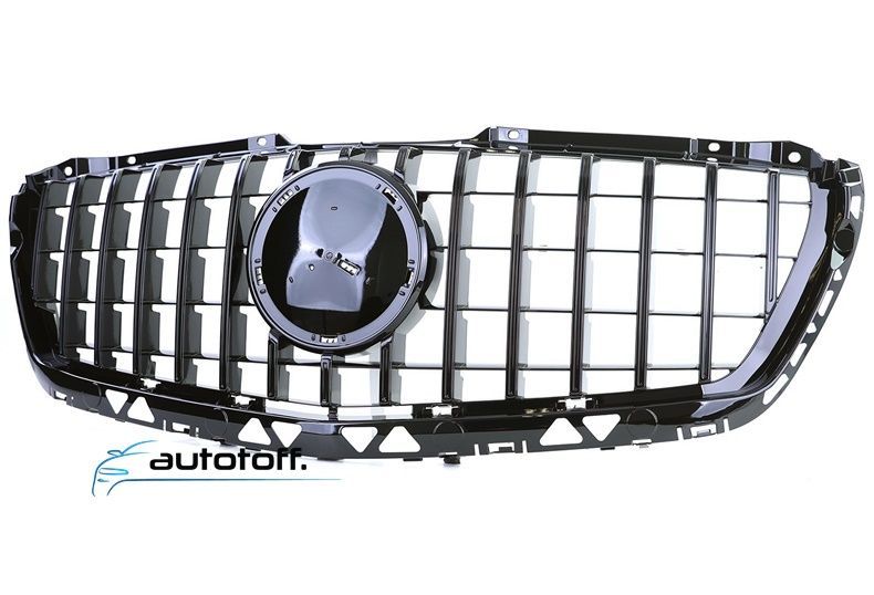 Grila centrala compatibila cu Mercedes Sprinter W906 Facelift  (14-17) Panamericana Black Design
