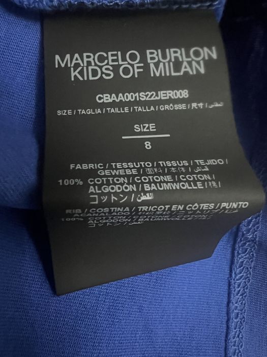 Tricou Marcelo Burlon original marime 8 ani