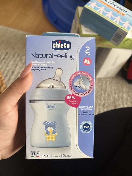 Biberon chicco + o rezerva cadou