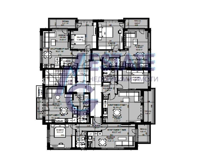 Продава се Двустаен апартамент в Царево - 68 кв.м за 722 €/кв.м - Снимка #1