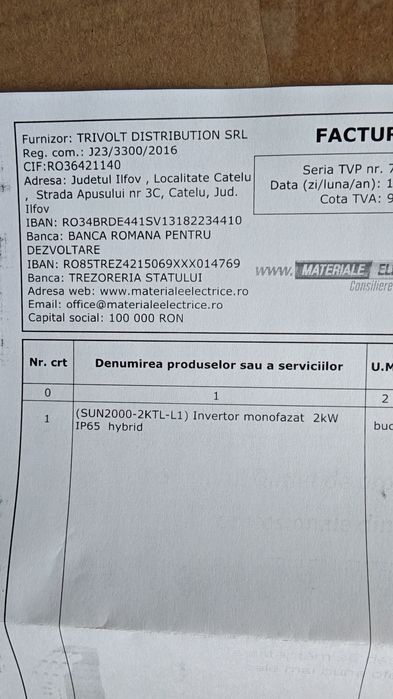 Invertor Huawei 2kw