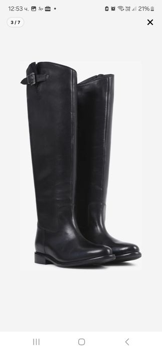 BRONX  ботуши от естествена кожа