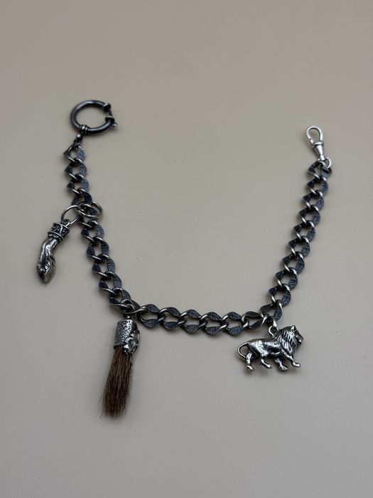 Lant ceas de buzunar din argint