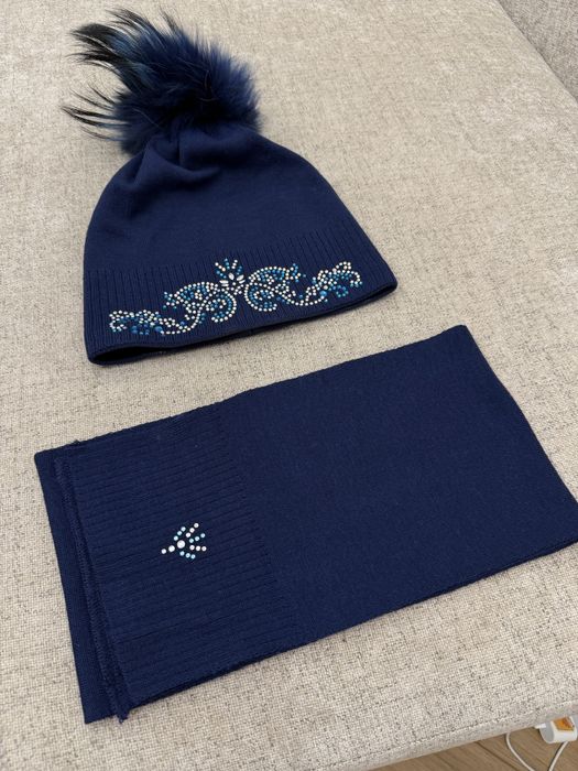 Комплект Шапка + Шарф для девочек