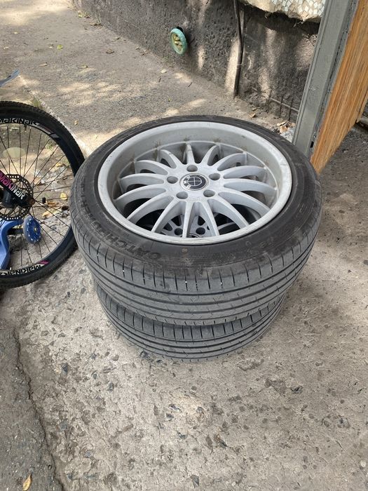 Резина с дисками  R18 разноширокие
