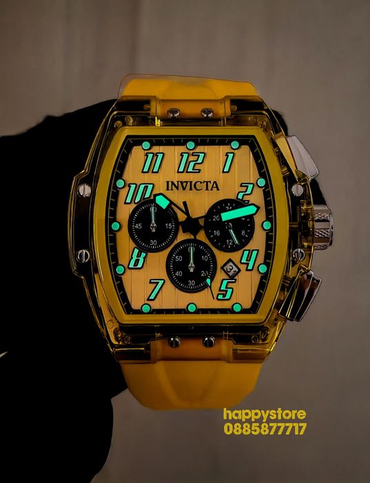 INVICTA Ghost Yellow 47 mm, Инвикта нов ръчен часовник