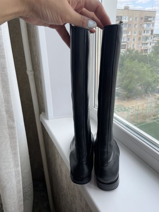 Сапоги натур.кожа