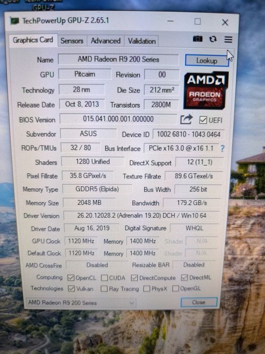 Видео карта Asus AMD Radeon R9 270X
