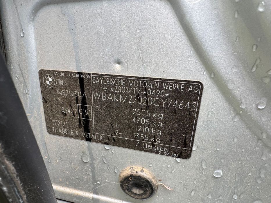 Piese Dezmembrari capota haion BMW F01 3.0d N57
