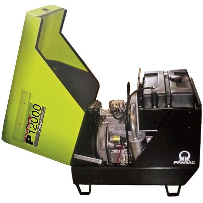 Generator de curent trifazat, pornire electrica, 13,9 kVA, tip P12000T +CONN +DPP +AVR cu ATS