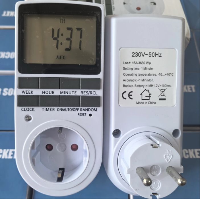 Программируемая розетка с таймером