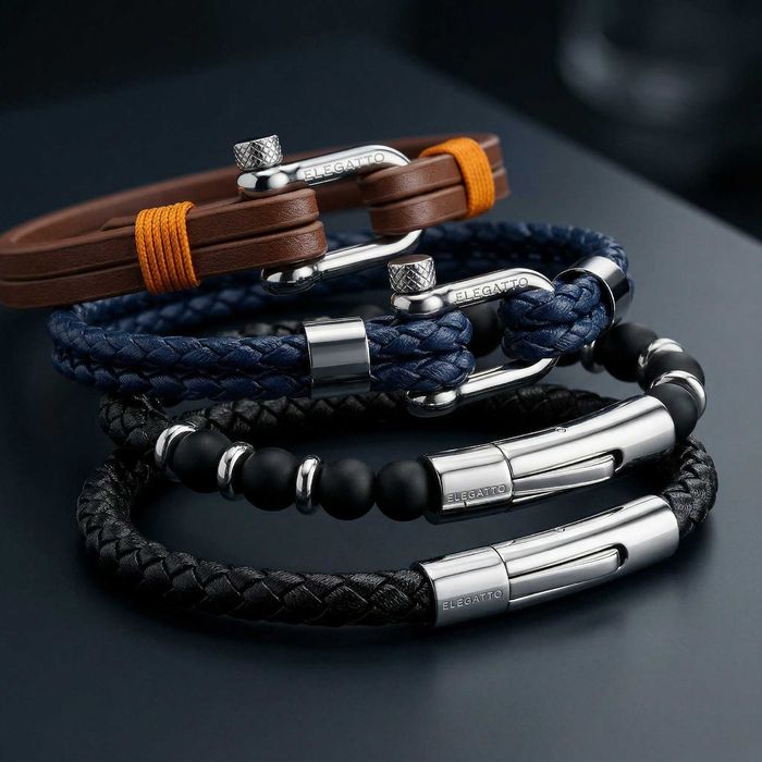 Премиальные мужские браслеты с США и Европы