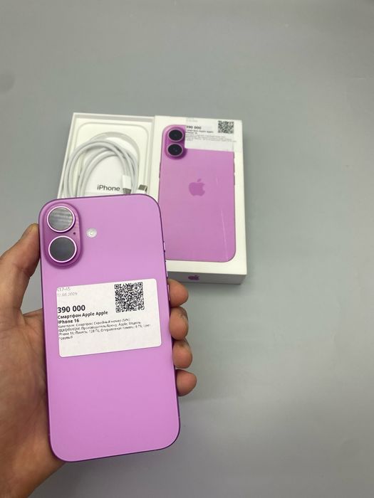 iphone 16 128гб,100%