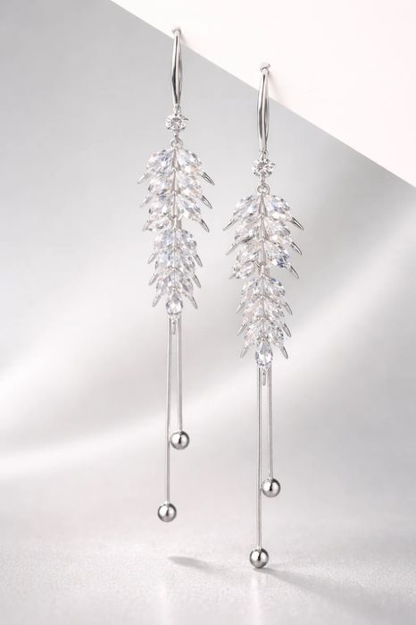 Cercei argint 925 Elysian Wings, cristale CZ, cutie bijuterii cadou