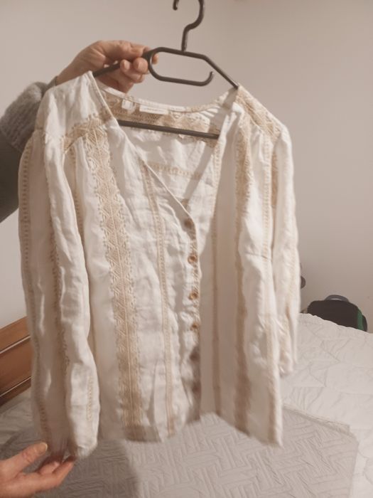 Bluză de damă gen ie din in pur