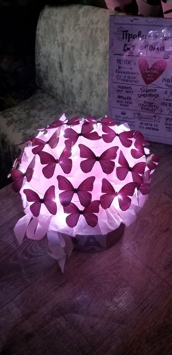 Букеты и композиции из бабочек