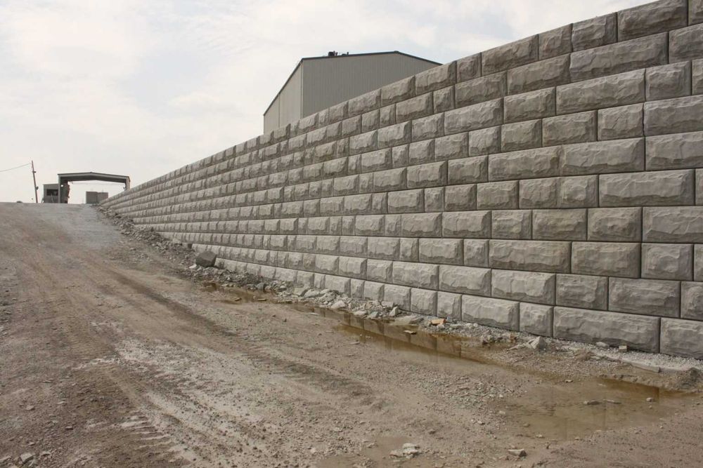 Голям бетонен БЛОК с ефект "СКАЛА"  LEGO за Подпорна стена ЛЕГО