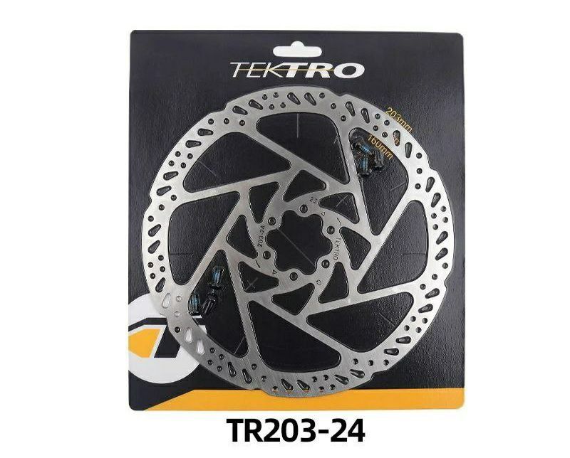 Ротор тормозной TEKTRO для велосипеда 140, 160, 180, 203.