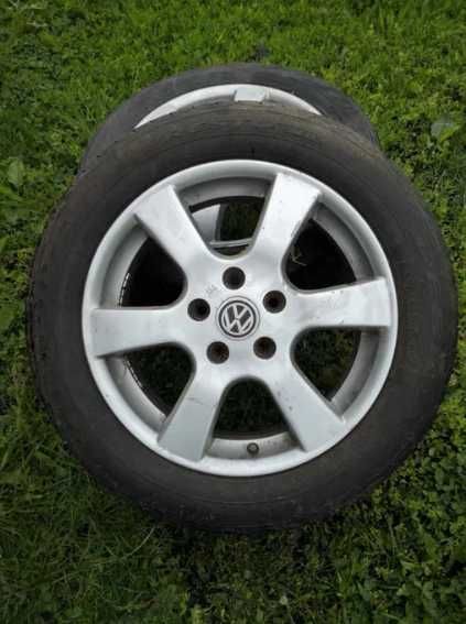 Jante aliaj Volskswagen Passat B7, R16 + cauciucuri vara (4 buc)