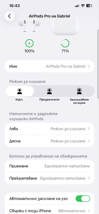 Слушалки Airpods pro 2