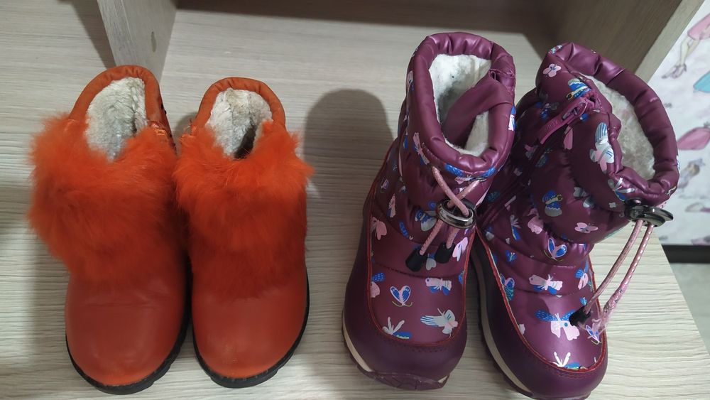 Зимняя обувь на девочку