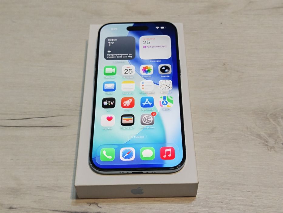 Като нов iPhone Air 256 GB Sky Blue 21 м гаранция