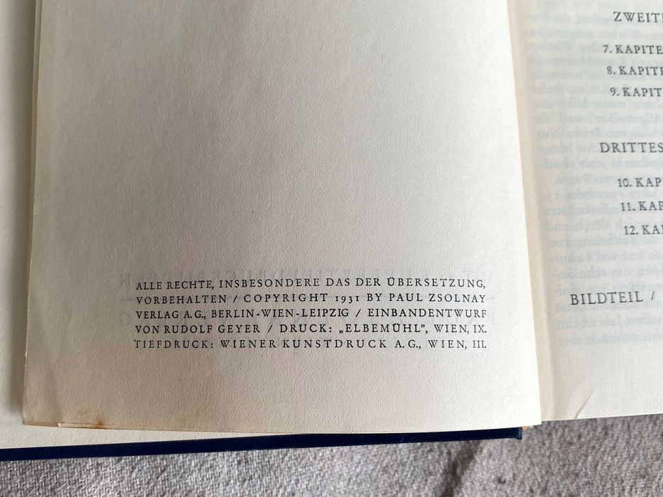 Goethe, Istoria unui om de Emil von Ludwig 1931 copie în limba germana