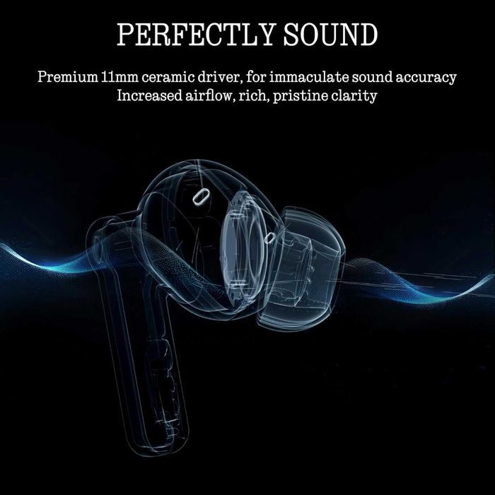 Слушалки Nothing Ear (New 2024) - Керамични драйвери & Hi-Res (Black)