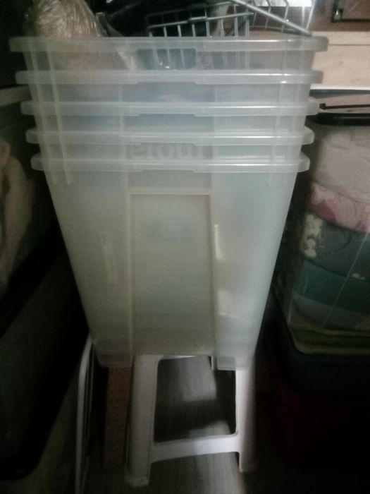Контейнер с крышкой пластик.