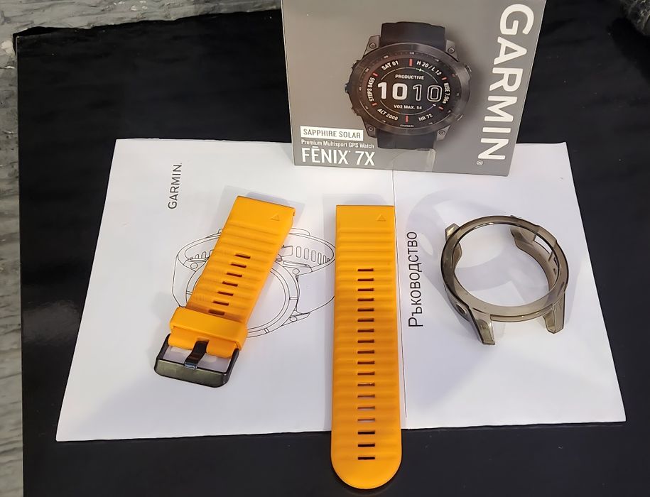 Garmin Fenix 7X Sapphire Solar DLC Titanium 51mm