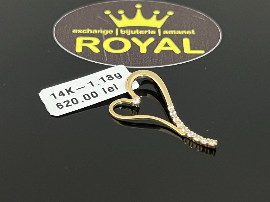 Bijuteria Royal CB : Pandant aur 14k  1,13 gr