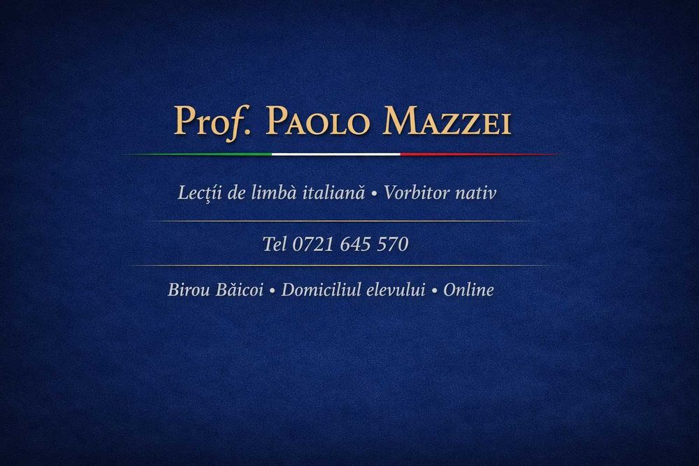 Meditati limba italiana