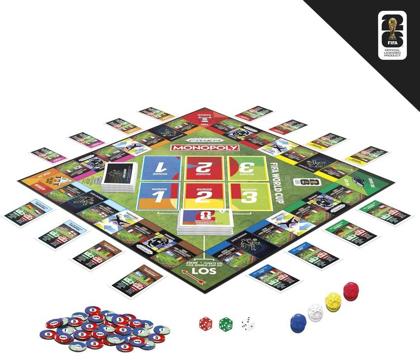 Продавам: Настолна игра Монополи Hasbro Monopoly Panini Prizm: FIFA World Cup