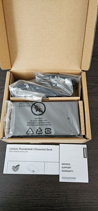 Нова докинг станция Lenovo Thunderbolt 3 Essential Dock 40AV0135EU
