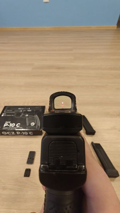 Pistol airsoft ASG CZ P-10 C, optical ready + 6 maguri + accesorii