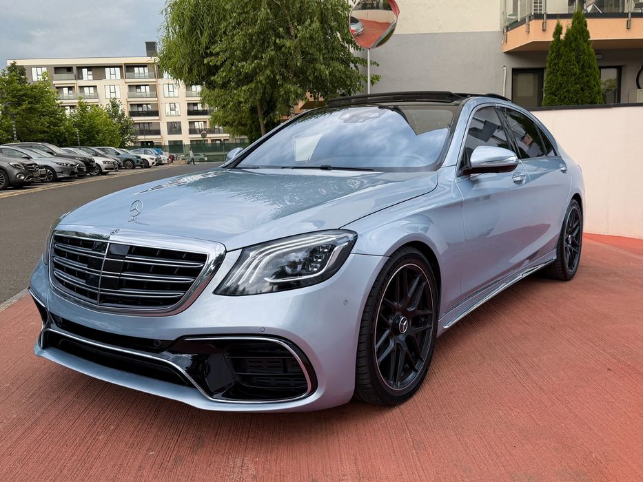 Mercedes Benz S Class S 350 CDI 4MATIC LONG Facelift  2018/10 AMG 63 Pack • Designo Diamond Silver
