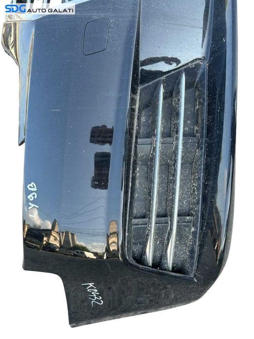 Bara Spoiler Fata Dezechipata FARA Grila Si Emblema Audi A4 B8 B8.5 FL Facelift 2012 - 2015 Culoare LZ9Y [K3502]