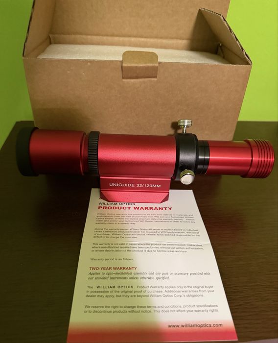 Guidescope UniGuide 32mm plus ZWO ASI 120MM Mini Mono